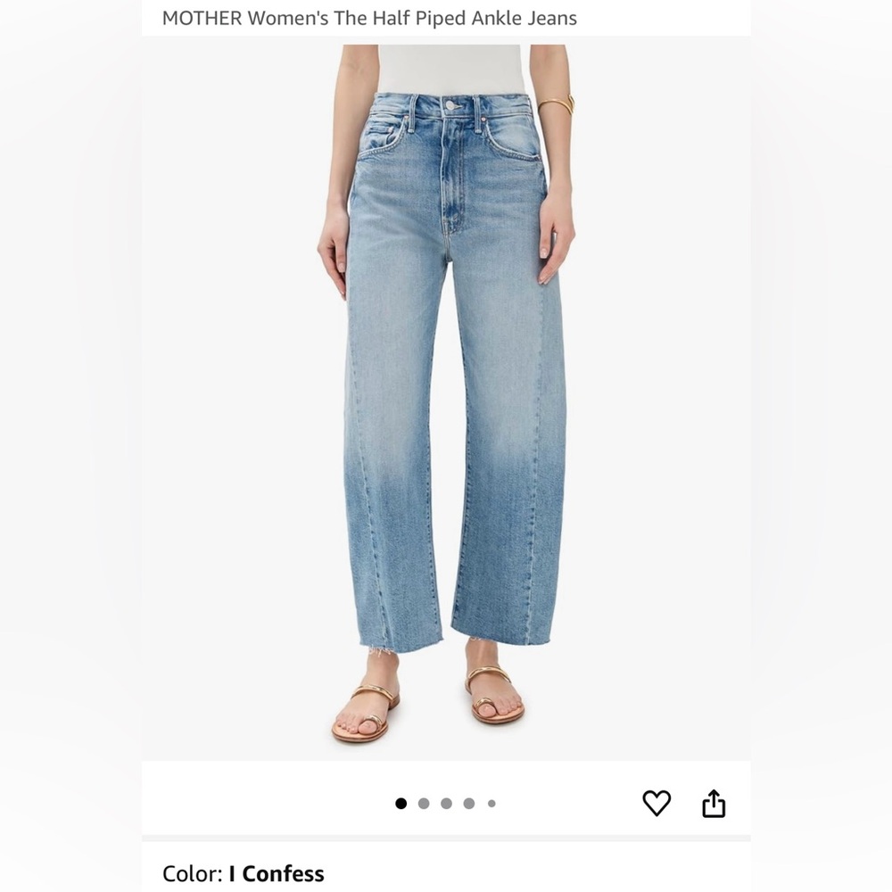 Like New MOTHER The Half Piped Ankle Jeans in “I Confess” size 27